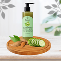 Gel Exfoliante Pepino y Áloe y Cáscara de Nuez